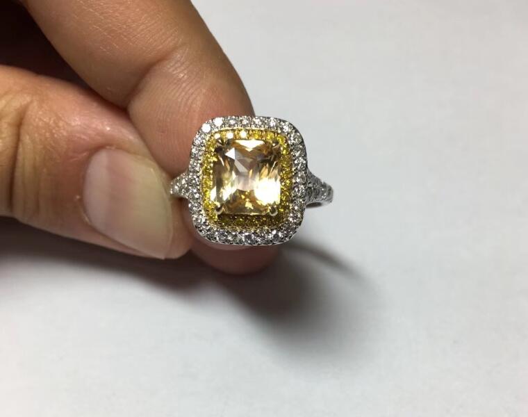 Sri Lankan Yellow Sapphire Ring