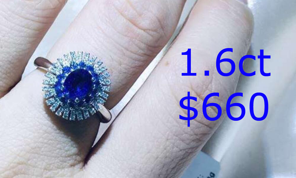 Sri Lankan Sapphire Ring for Sale